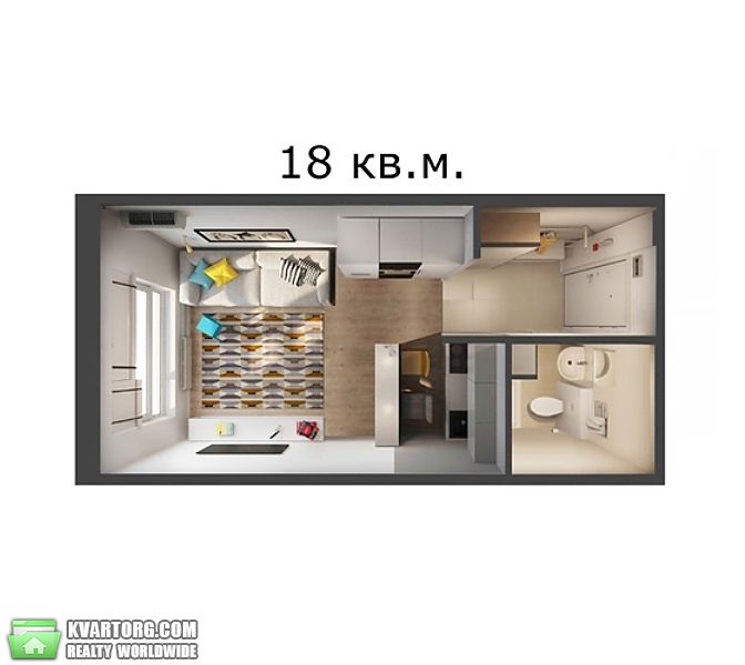 Sell 1-room apartment. Киев,  Машиностроительная — photo 7