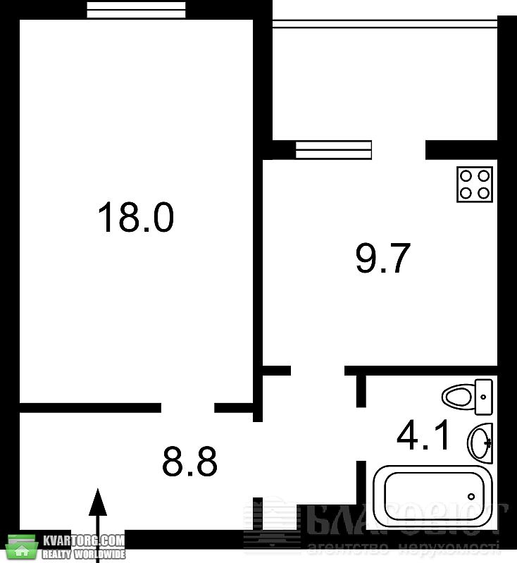 Sell 1-room apartment. Киев,  Урловская — photo 5