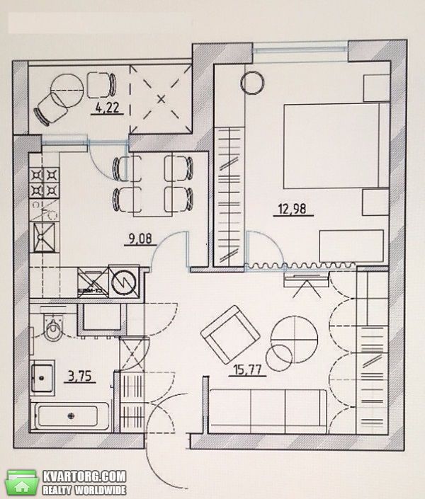 Sell 2-room apartment. Киев, Данченко — photo 3