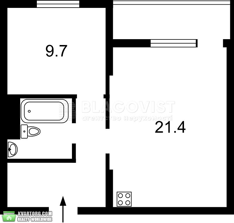 Sell 2-room apartment. Киев,  Ломоносова — photo 4