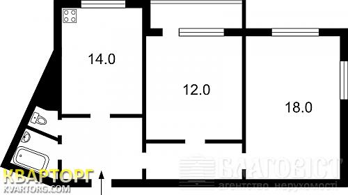 Sell 2-room apartment. Киев, Урловская — photo 2