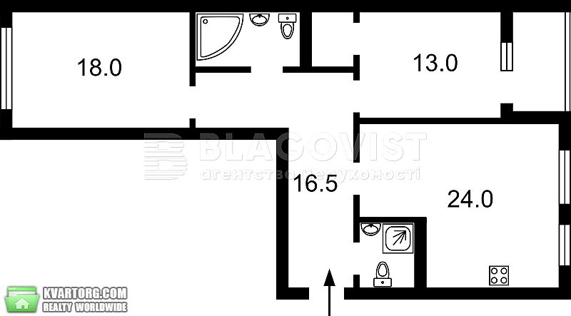 Sell 3-room apartment. Киев,  Богдановская — photo 2
