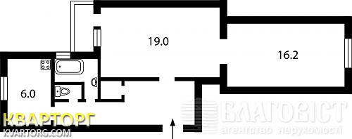 Sell 2-room apartment. Киев, лисенка — photo 1