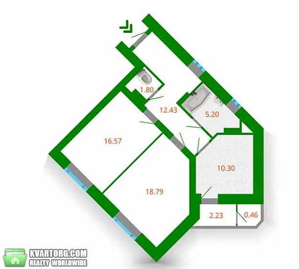 Sell 2-room apartment. Киев,  Кайсарова — photo 9