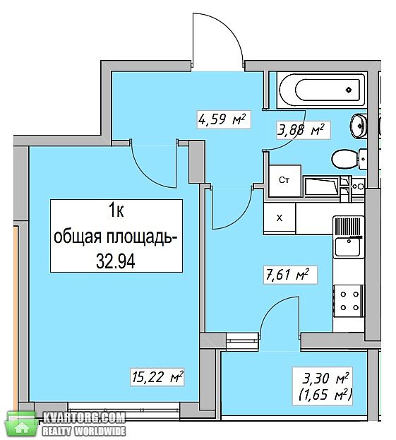 Sell 1-room apartment. Одесса, Воробьева — photo 3