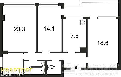 Sell 3-room apartment. Киев, Богдана Хмельницкого — photo 1