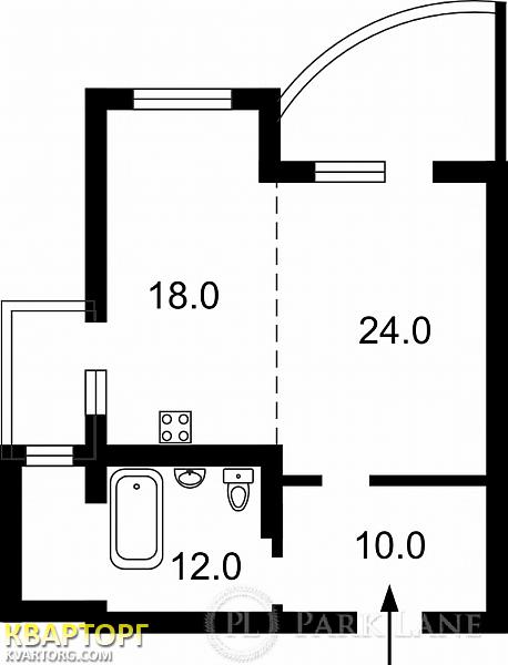 Sell 2-room apartment. Киев,  Саксаганского — photo 2
