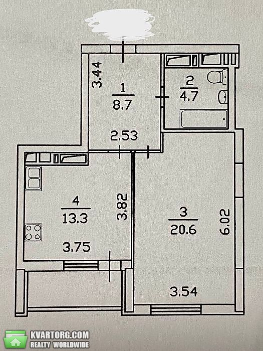 Sell 1-room apartment. Киев,  Воскресенская — photo 9