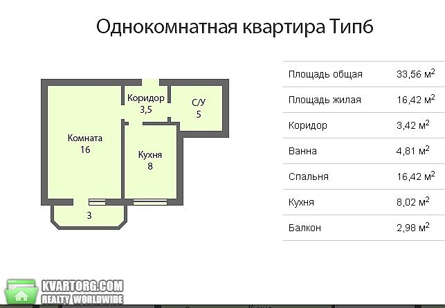 Sell 1-room apartment. Киев, Черкасская — photo 2