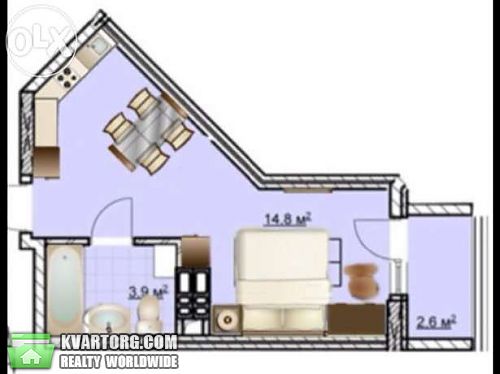 Sell 1-room apartment. Киев, Олевская — photo 1