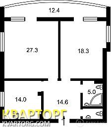 Sell 2-room apartment. Киев, бульв. Кольцова — photo 2