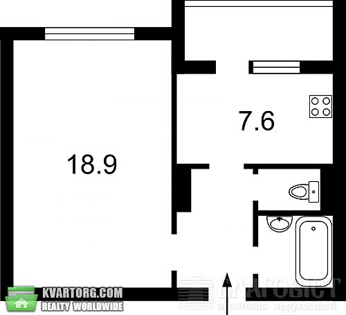 Sell 1-room apartment. Киев, Северная — photo 10
