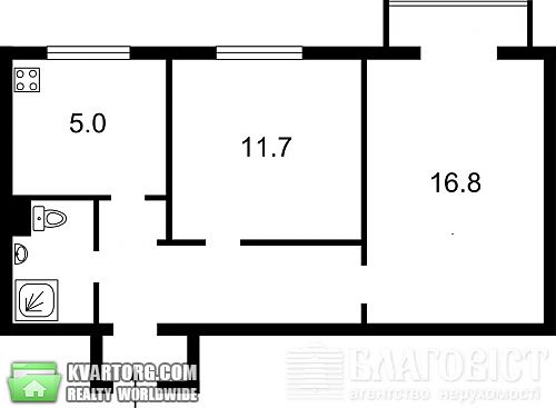 Sell 2-room apartment. Киев, Кловский спуск — photo 5