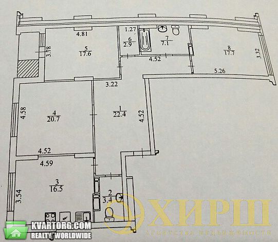 Rent out 3-room apartment. Киев,  Вильямса — photo 3