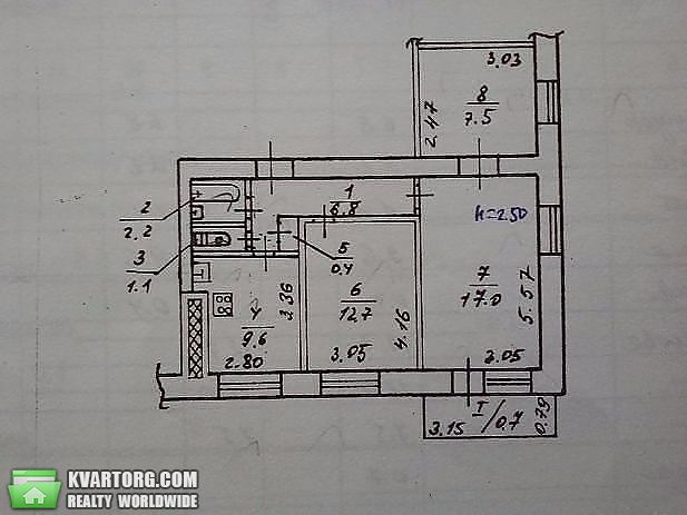 Sell 3-room apartment. Днепропетровск, Набережная Победы — photo 10