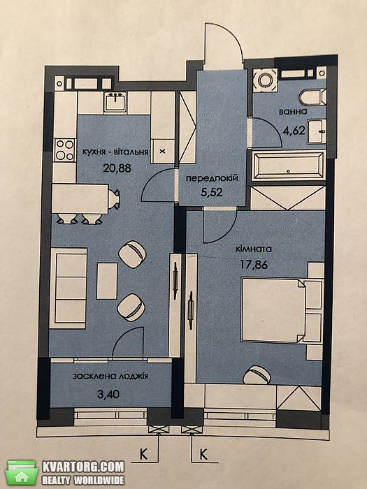 Sell 2-room apartment. Киев,  Жмаченко — photo 4