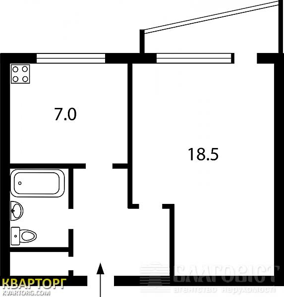 Sell 1-room apartment. Киев, Демиевская — photo 6