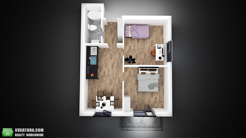 Rent out 2-room apartment. Одесса, Юбилейный переулок — photo 4