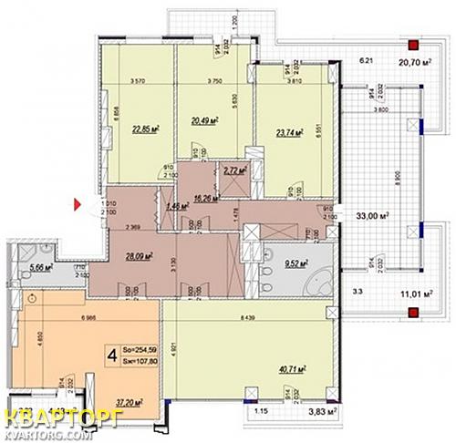Sell 5-room apartment. Киев, Драгомирова — photo 6