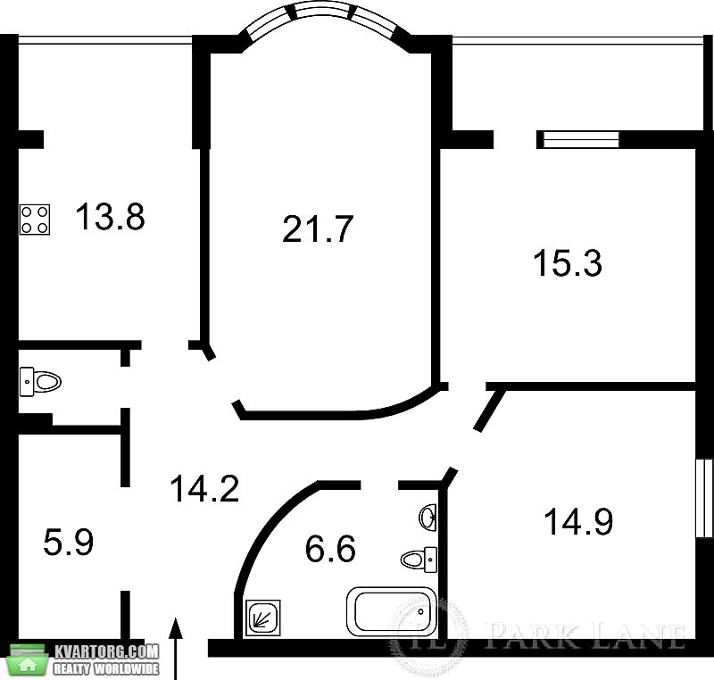 Sell 3-room apartment. Киев, Григоренко пр — photo 8
