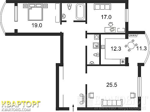 Sell 3-room apartment. Киев,  Героев Сталинграда пр — photo 9
