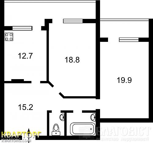 Sell 2-room apartment. Киев, Смелянская — photo 2