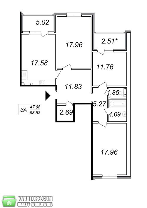 Sell 3-room apartment. Киев,  Ясиноватский пер — photo 2