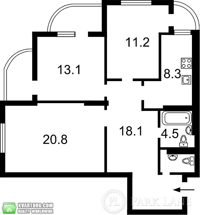 Sell 3-room apartment. Киев, Калнишевського — photo 3