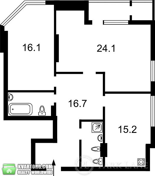 Sell 2-room apartment. Киев, Ахматовой — photo 2