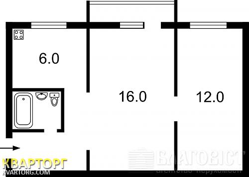 Sell 2-room apartment. Киев, Первомайского.Л — photo 2