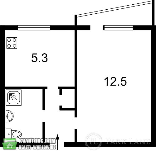 Sell 1-room apartment. Киев,  Здолбуновская — photo 1