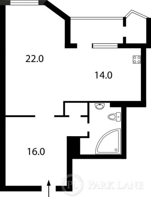 Sell 1-room apartment. Киев, Кудряшова — photo 2