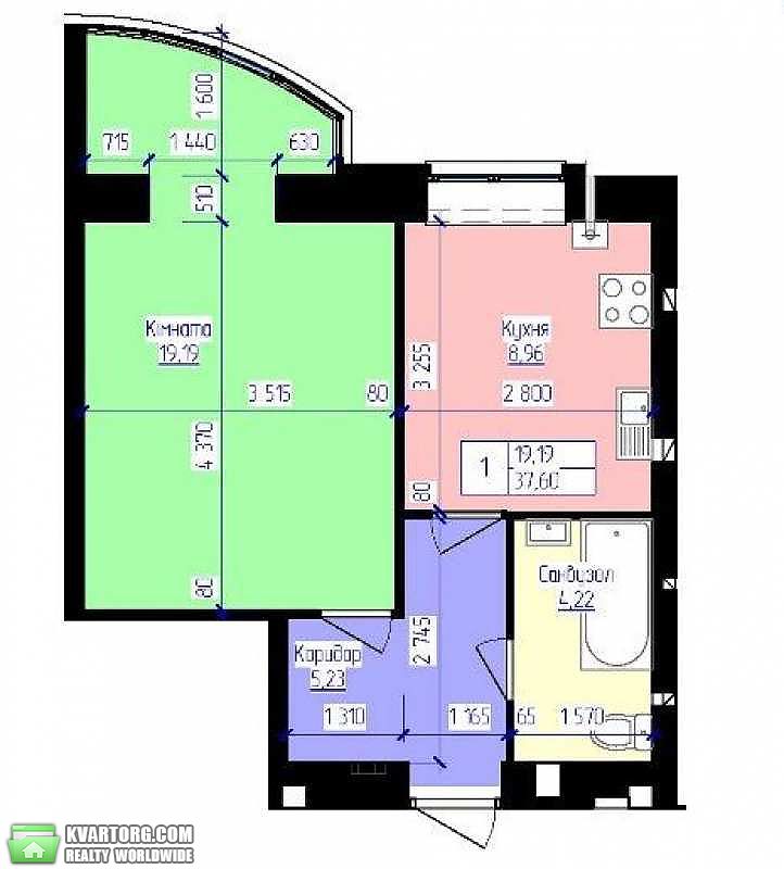 Sell 1-room apartment. Харьков, район м. Центральный рыно — photo 3