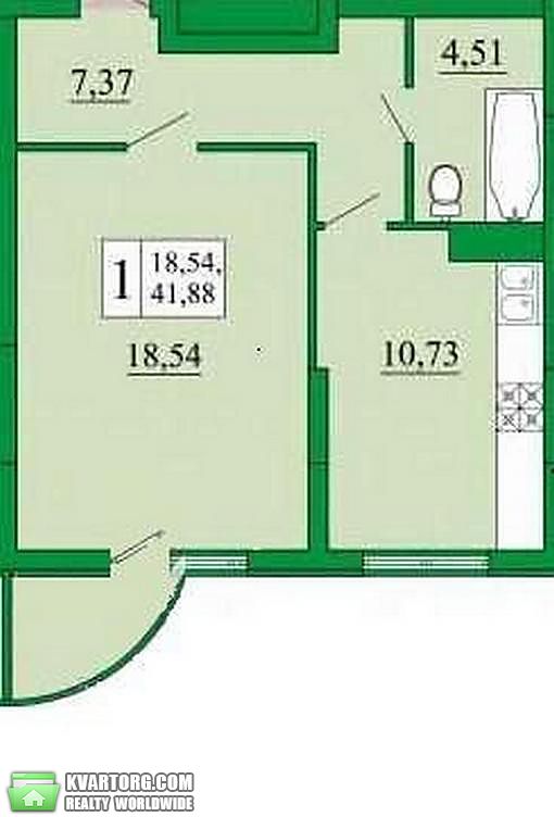 Sell 1-room apartment. Киев,  Ломоносова — photo 2