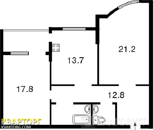 Sell 2-room apartment. Киев,  40-летия Октября просп — photo 10