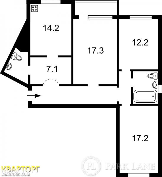Sell 3-room apartment. Киев,  Григоренко пр — photo 10