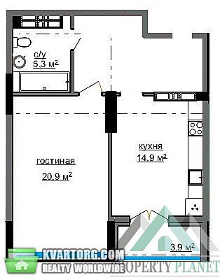 Sell 1-room apartment. Киев, Трутенко — photo 2
