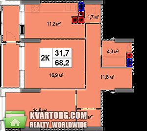 Sell 2-room apartment. Киев,  Механизаторов — photo 9