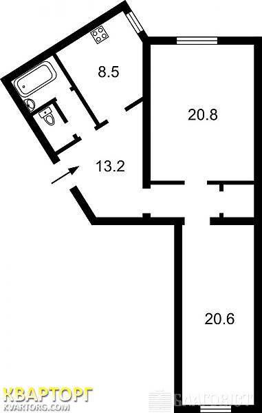 Sell 2-room apartment. Киев,  Софиевская — photo 2