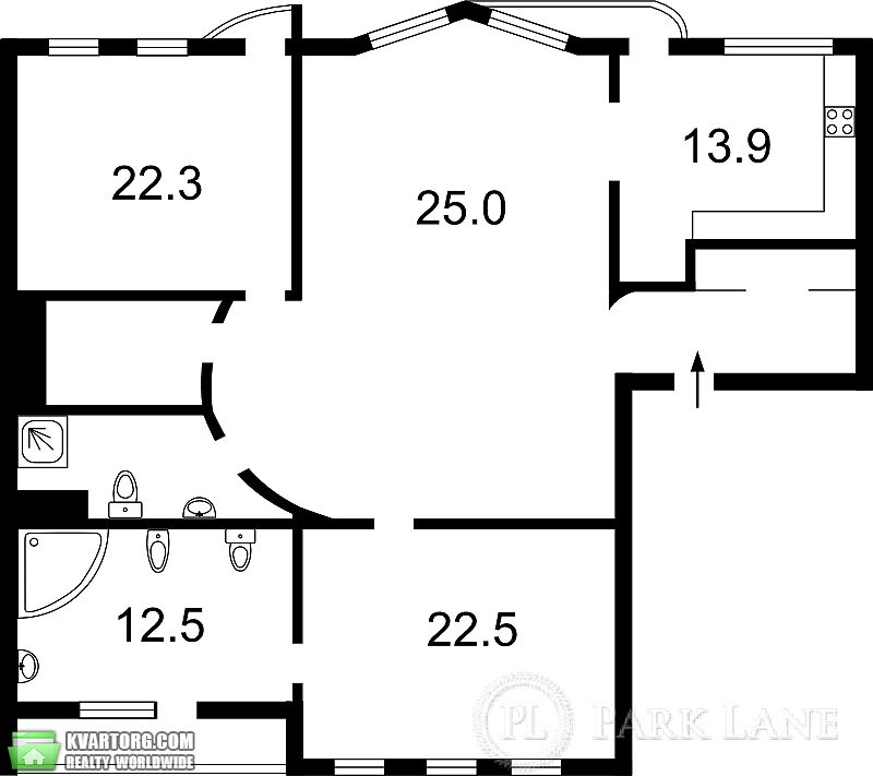 Sell 3-room apartment. Киев,  Паньковская — photo 3