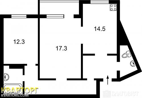 Sell 2-room apartment. Киев,  Правды пр — photo 2