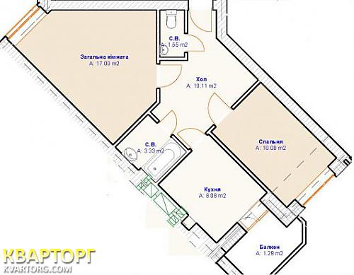 продам 2-комнатную квартиру. Киевская обл.,   Лесная  - фото 2