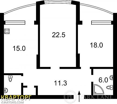 продам 2-комнатную квартиру. Киев,   Трутенко - фото 2