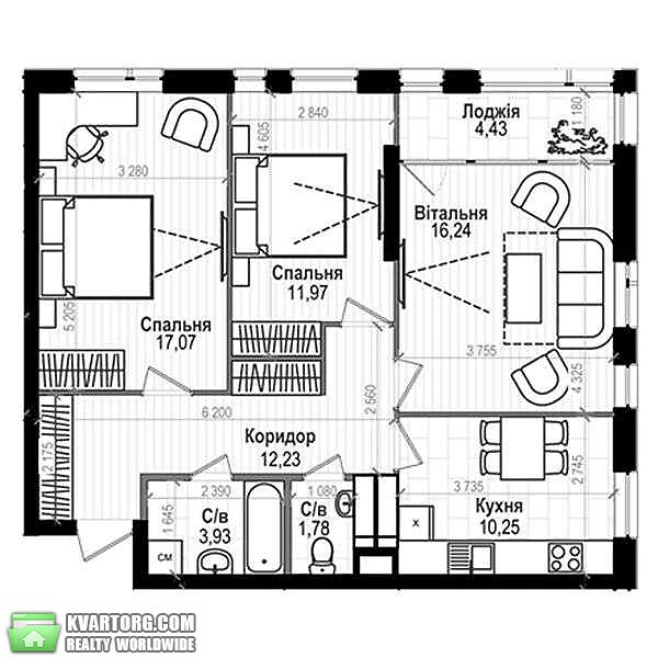 Sell 3-room apartment. Киев,  Науки пр — photo 4