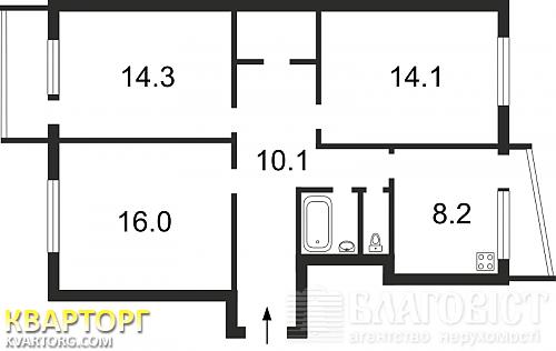 Sell 3-room apartment. Киев,  Демиевская — photo 7