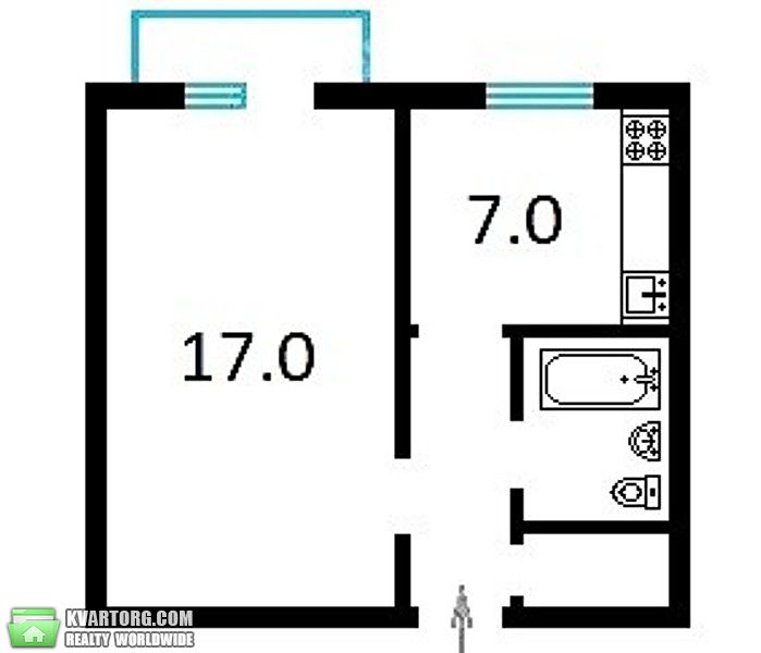 Sell 1-room apartment. Киев,  Кольцова бул — photo 5