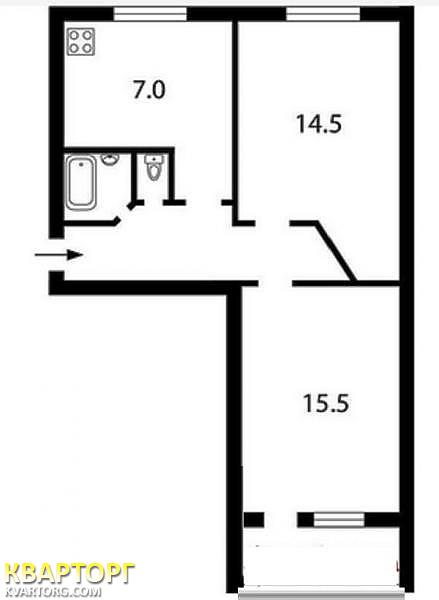 Sell 2-room apartment. Киев,  Багговутовская — photo 4