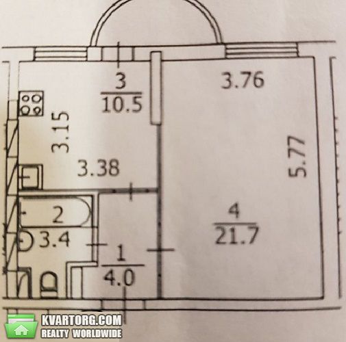 Sell 1-room apartment. Киев,  Феодосийский пер — photo 8