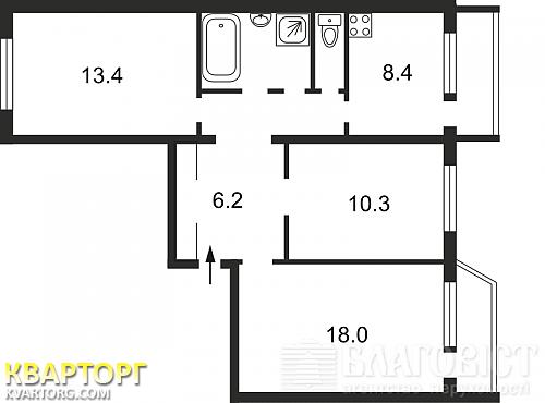 Sell 3-room apartment. Киев,  Гмыри — photo 1