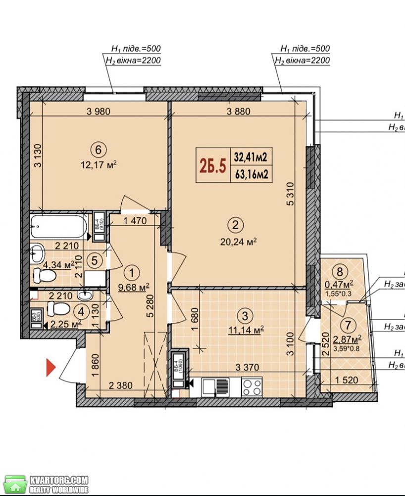Sell 2-room apartment. Киев,  Гречко — photo 6
